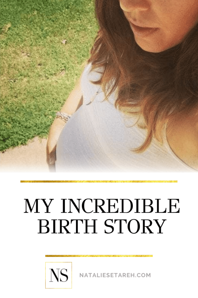 My Incredible Birth Story Pinterest Image