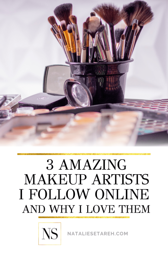 Makeup Artists I Follow Online Pinterest Image