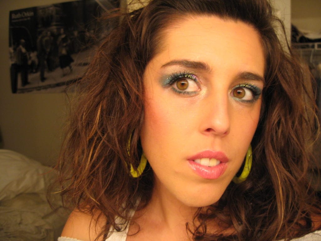 80s Girl Halloween Makeup Natalie Setareh