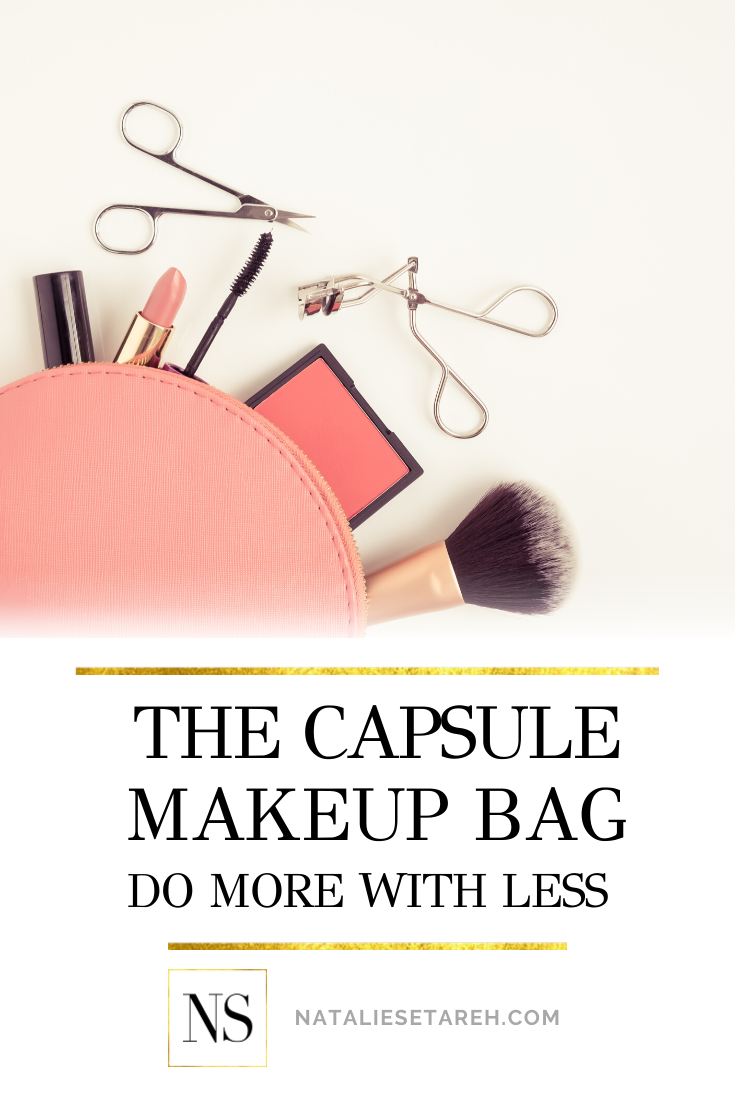 capsule makeup bag