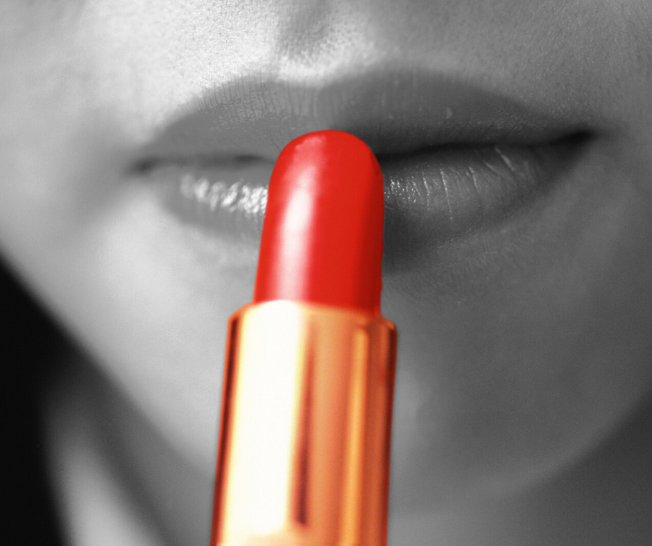 Medium Skin Tone with Red Lipstick 