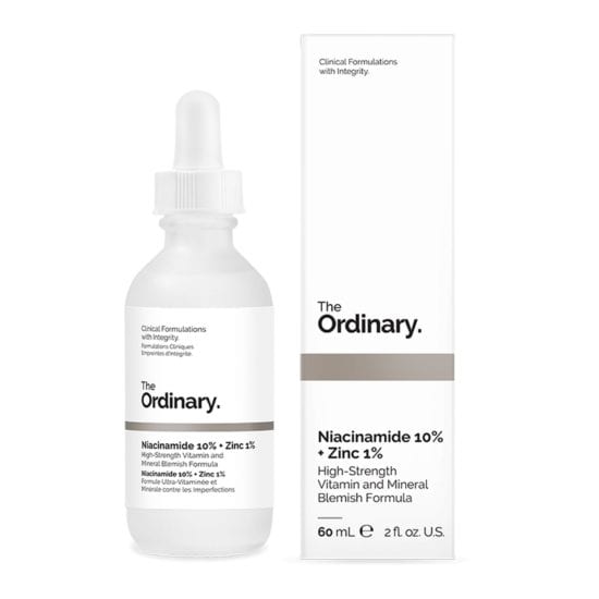 Niacinamide 10% + Zinc the ordinary skincare routine for oily skin