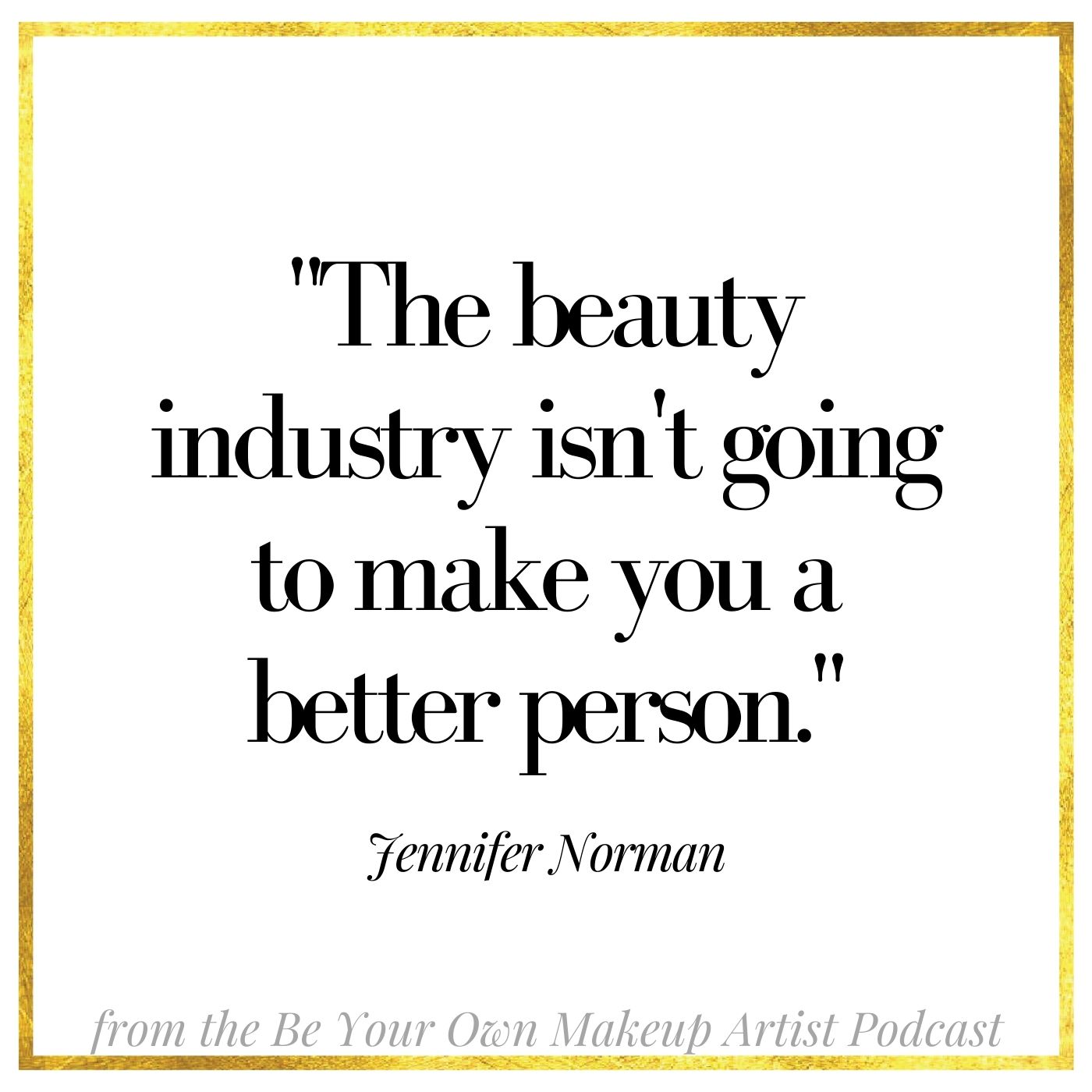Beauty Industry Quote
