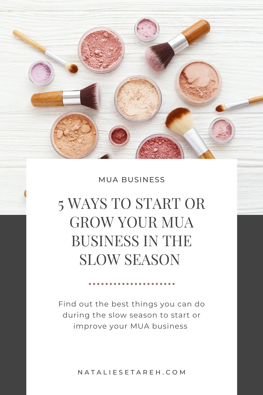 5 ways to start or grow your makeup business during slow season