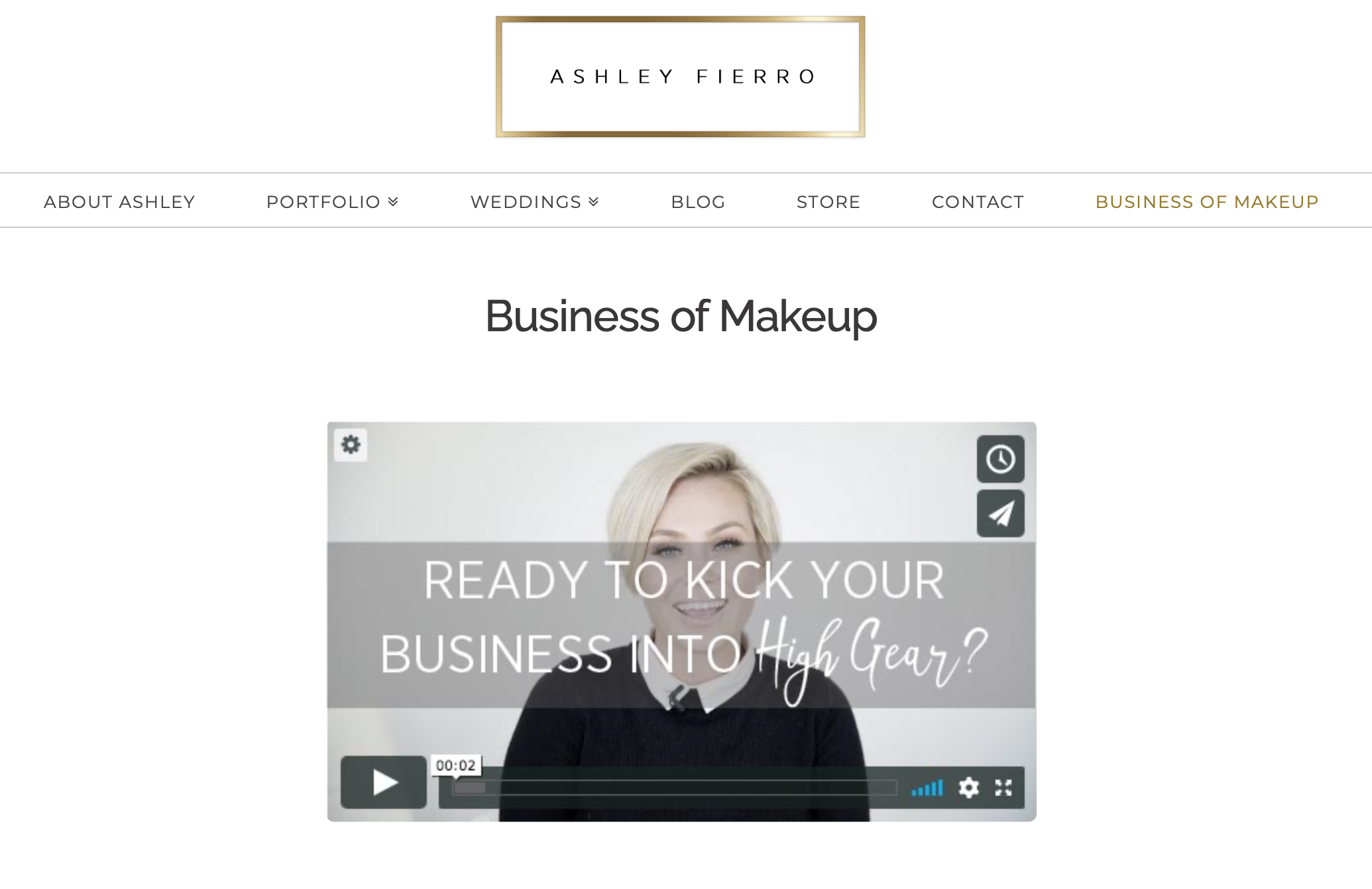 ashley fierro the business of makeup
