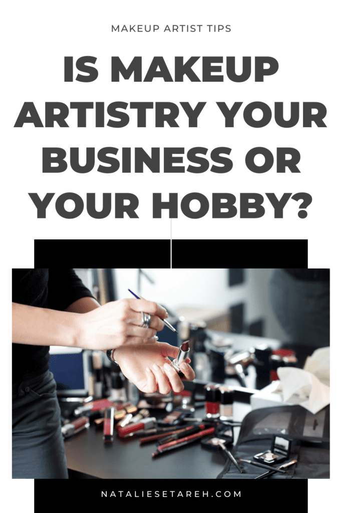 Makeup Artist Business or Hobby Pinterest Graphic
