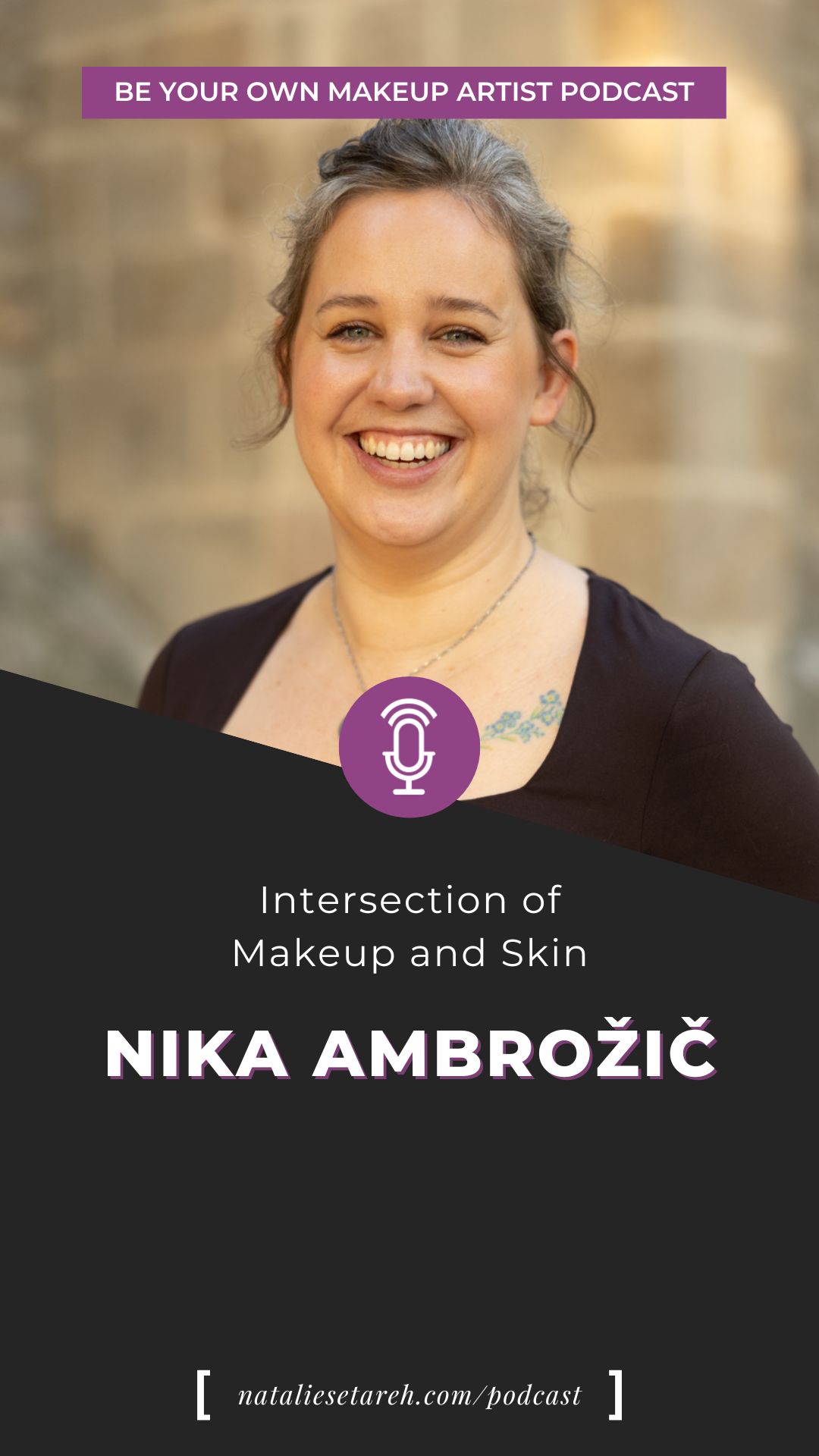 Intersection of Skin and Makeup on the Be Your Own Makeup Artist Podcast Cover Graphic